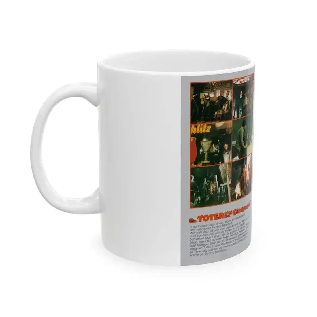 EIN TOTER HING AM GLOCKENSEIL (VHS COVER) - White Coffee Mug - Go Mug Yourself
