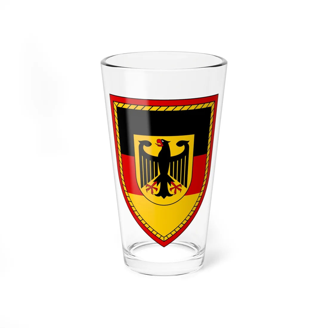EinsFüKdoBw V1 (Germany) (Coat of Arms) Pint Glass 16oz 16oz - Go Mug Yourself