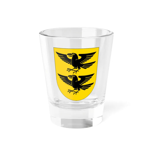 Einsiedeln-Abbey-coat of arms (Switzerland) (Coat of Arms) Shot Glass 1.5oz 1.5oz - Go Mug Yourself
