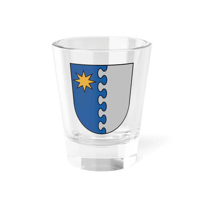 Ķekavas pilsētas ģerbonis (Latvia) (Coat of Arms) Shot Glass 1.5oz 1.5oz - Go Mug Yourself
