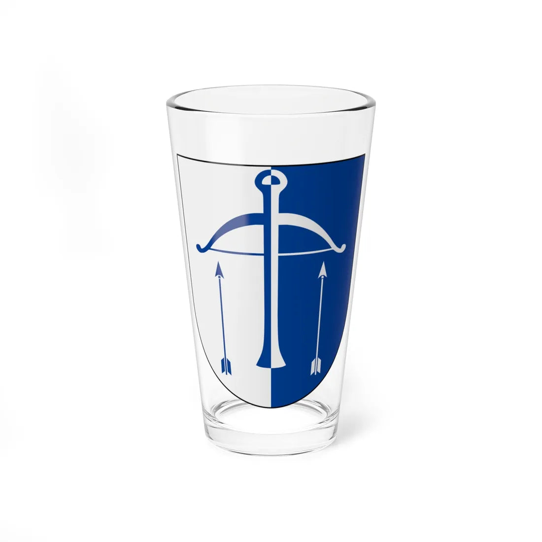 Ekshärad vapen (Sweden) (Coat of Arms) Pint Glass 16oz 16oz - Go Mug Yourself
