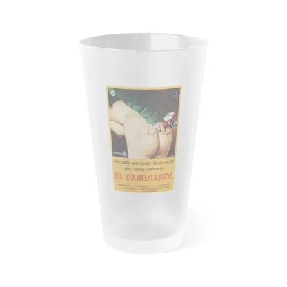 EL CAMINANTE (THE TRAVELER) 1979 Movie Poster - Frosted Pint Glass 16oz 16oz Frosted - Go Mug Yourself