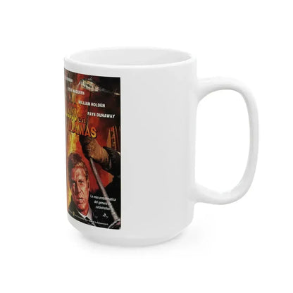 EL COLOSO EN LLAMAS (VHS COVER) - White Coffee Mug - Go Mug Yourself