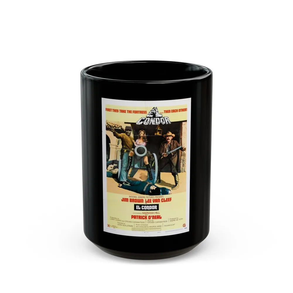 EL CONDOR 1970 Movie Poster - Black Coffee Mug-15oz-Go Mug Yourself