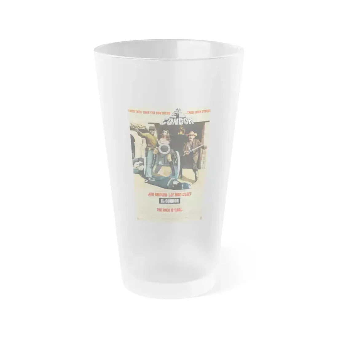 EL CONDOR 1970 Movie Poster - Frosted Pint Glass 16oz 16oz Frosted - Go Mug Yourself