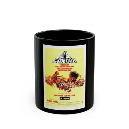 EL CONDOR (2) 1970 Movie Poster - Black Coffee Mug 11oz - Go Mug Yourself