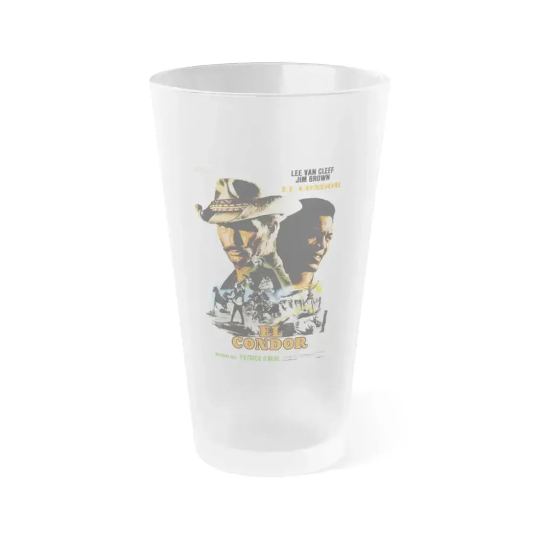EL CONDOR (FRENCH) 1970 Movie Poster - Frosted Pint Glass 16oz 16oz Frosted - Go Mug Yourself
