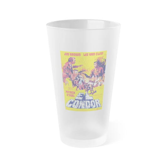 EL CONDOR (SPANISH) 1970 Movie Poster - Frosted Pint Glass 16oz-16oz-Frosted-Go Mug Yourself