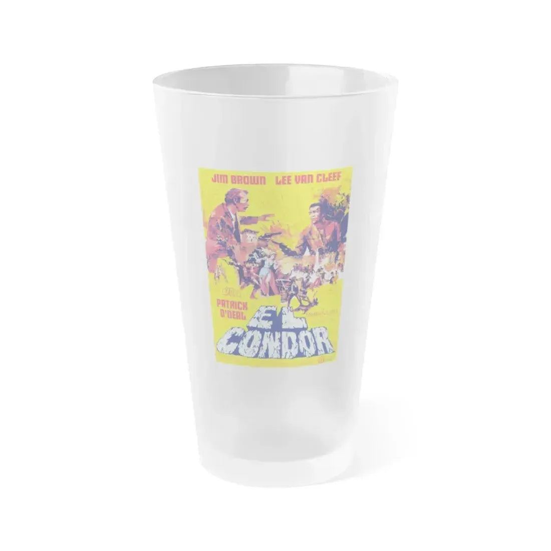 EL CONDOR (SPANISH) 1970 Movie Poster - Frosted Pint Glass 16oz 16oz Frosted - Go Mug Yourself