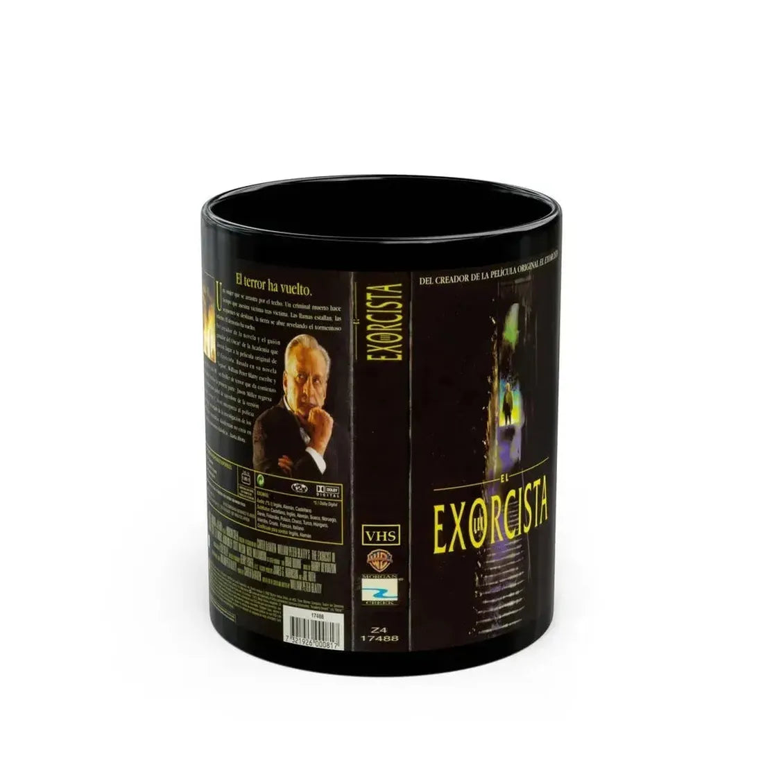 EL EXORCISTA 3 (VHS COVER) - Black Coffee Mug 11oz - Go Mug Yourself