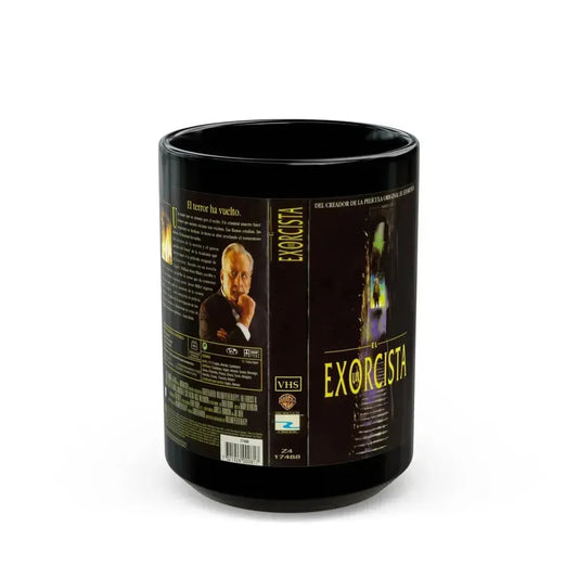EL EXORCISTA 3 (VHS COVER) - Black Coffee Mug 15oz - Go Mug Yourself