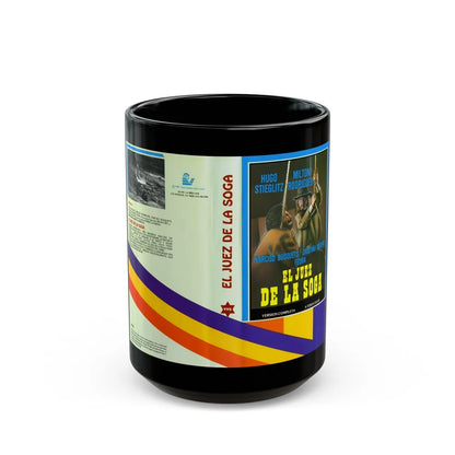 EL JUES DE LA SOGA (VHS COVER) - Black Coffee Mug-15oz-Go Mug Yourself