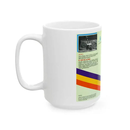 EL JUES DE LA SOGA (VHS COVER) - White Coffee Mug - Go Mug Yourself