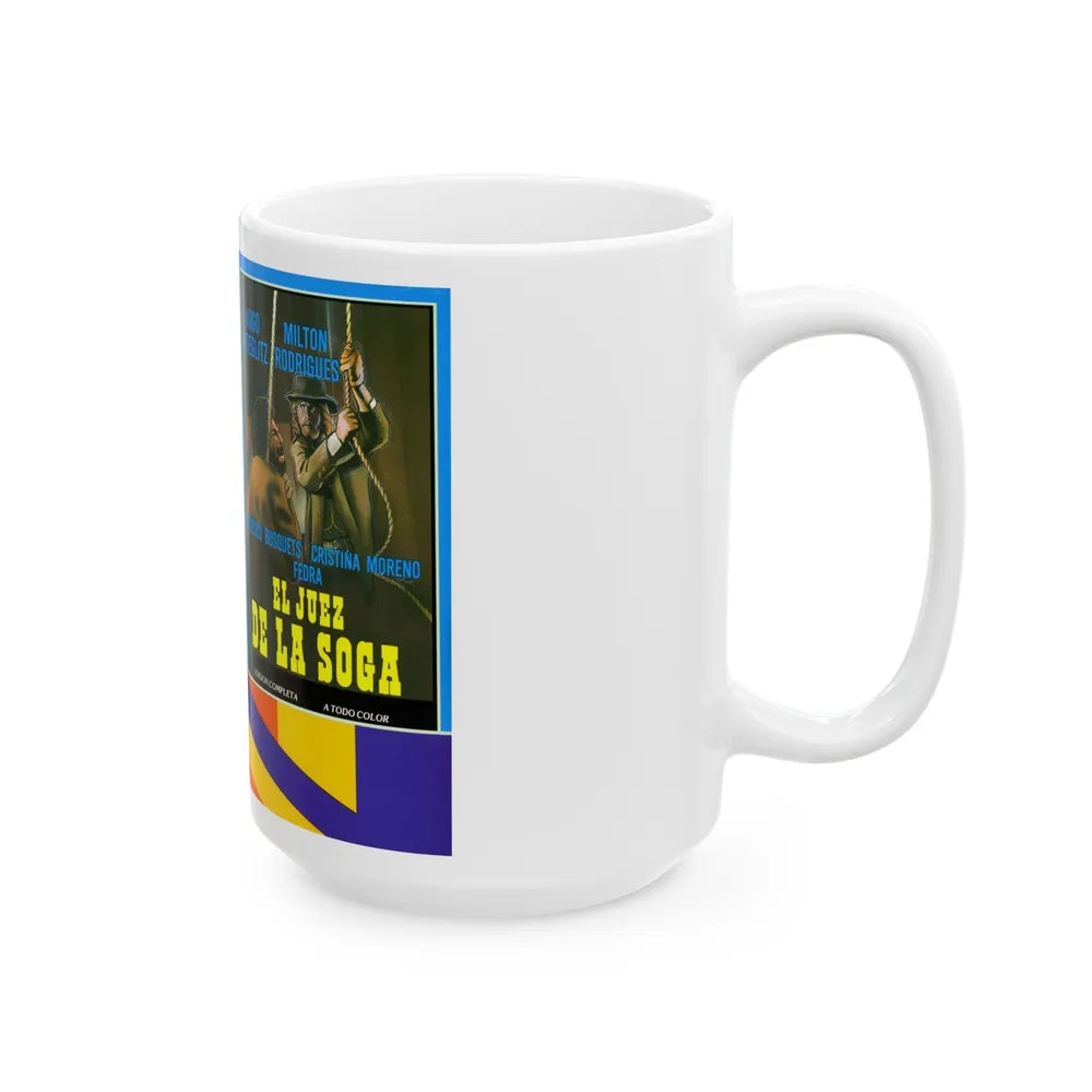 EL JUES DE LA SOGA (VHS COVER) - White Coffee Mug-Go Mug Yourself