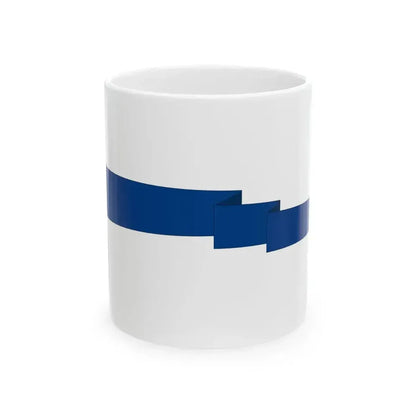 EL Naval Masthead pennant (Greece) White Coffee Mug 11oz - Go Mug Yourself
