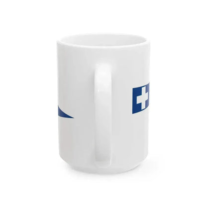 EL Naval Masthead pennant (Greece) White Coffee Mug - Go Mug Yourself