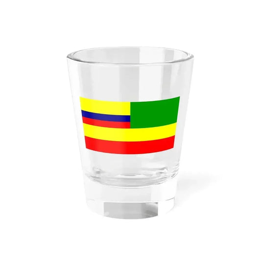 El Oro Flag (Ecuador) Shot Glass 1.5oz 1.5oz - Go Mug Yourself