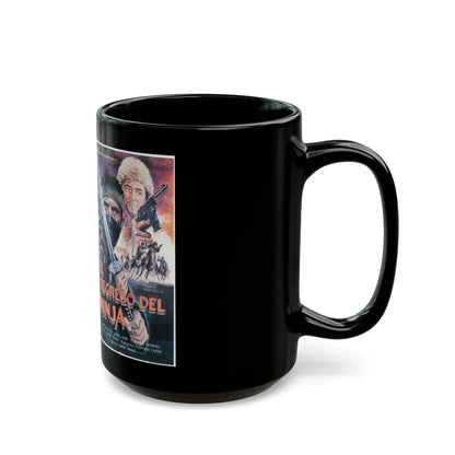 EL REGRESO DEL NINJA (VHS COVER) - Black Coffee Mug-Go Mug Yourself