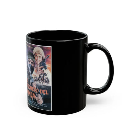 EL REGRESO DEL NINJA (VHS COVER) - Black Coffee Mug-Go Mug Yourself