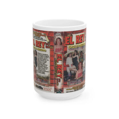 EL REY DE LA QUEBRADITO CHOLO ASESINO ANA LUISA PELUFFO (VHS COVER) - White Coffee Mug-15oz-Go Mug Yourself