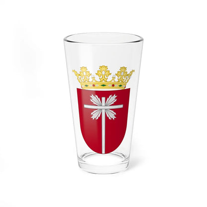 EL seibo old shield (Costa Rica) (Coat of Arms) Pint Glass 16oz 16oz - Go Mug Yourself