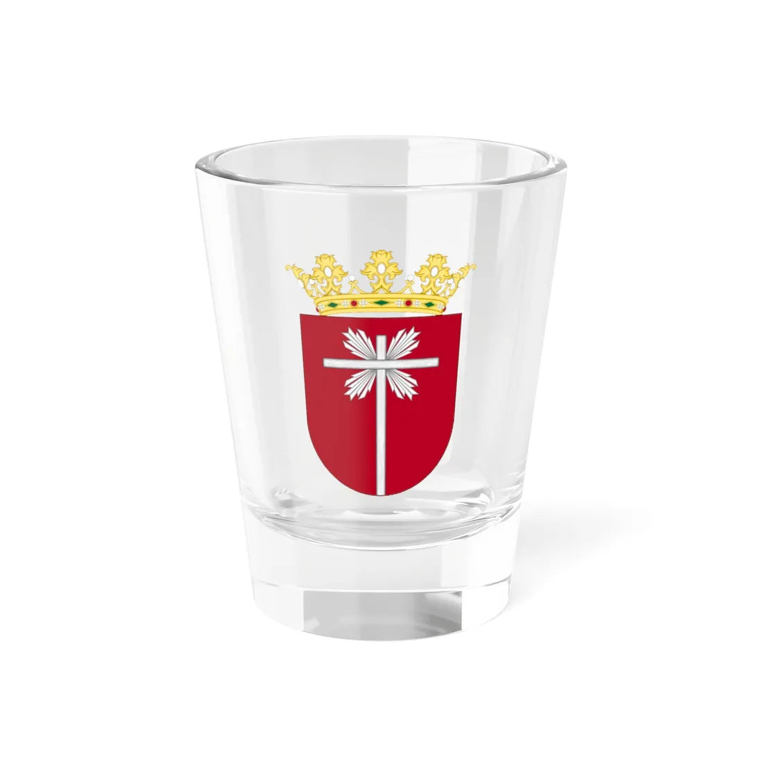EL seibo old shield (Costa Rica) (Coat of Arms) Shot Glass 1.5oz 1.5oz - Go Mug Yourself