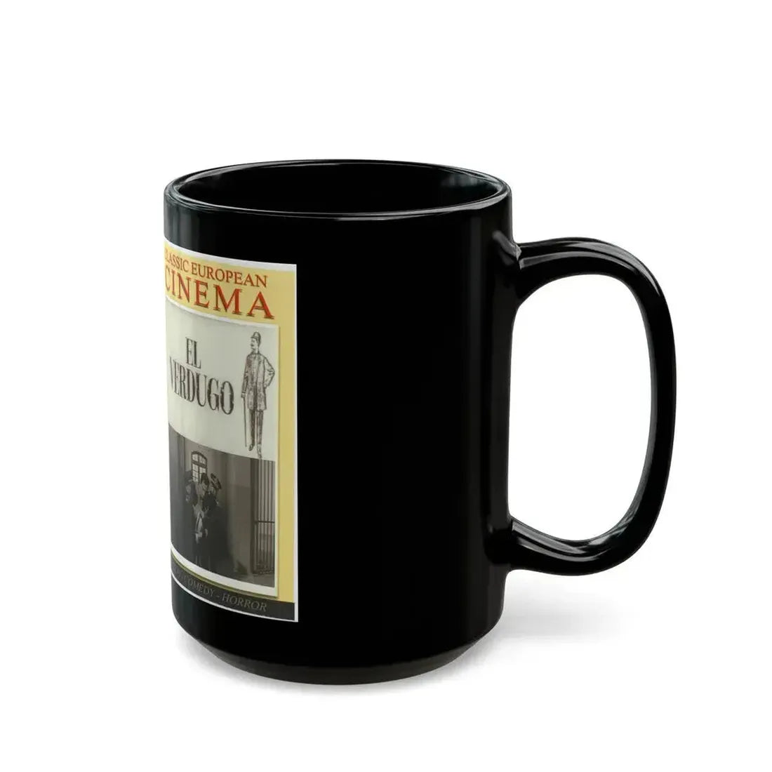 EL VERDUGO (VHS COVER) - Black Coffee Mug - Go Mug Yourself