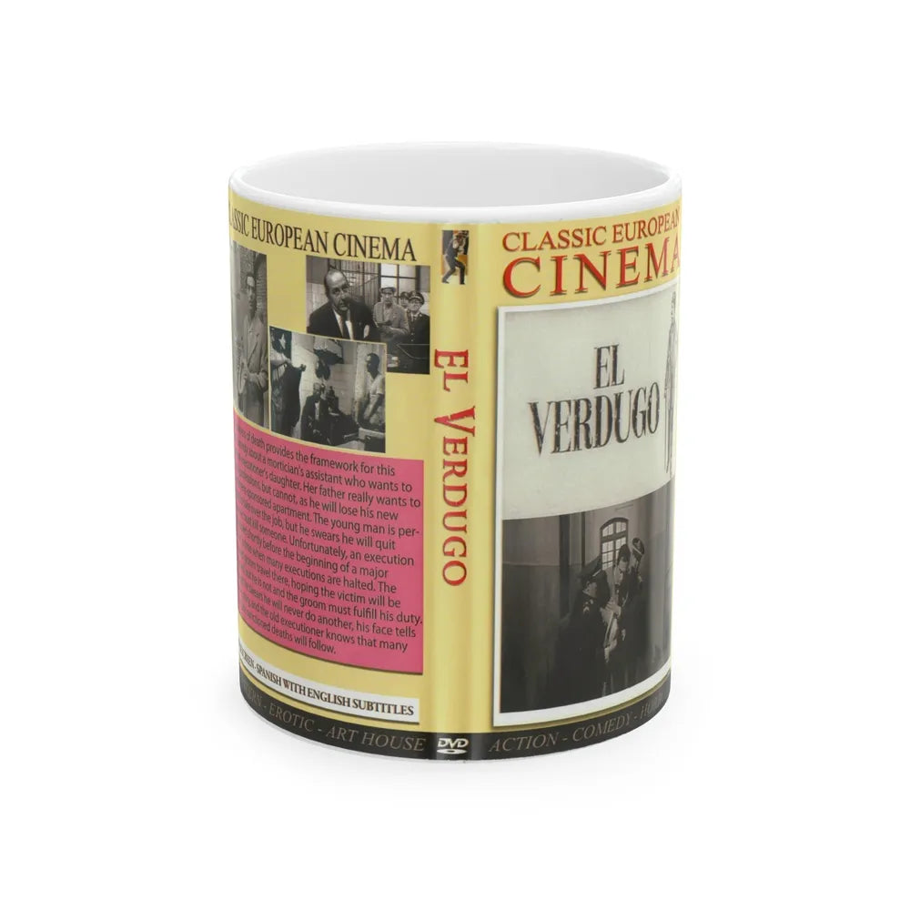 EL VERDUGO (VHS COVER) - White Coffee Mug-11oz-Go Mug Yourself