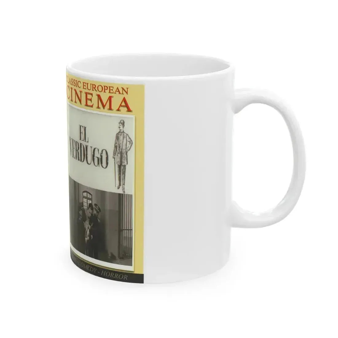 EL VERDUGO (VHS COVER) - White Coffee Mug - Go Mug Yourself