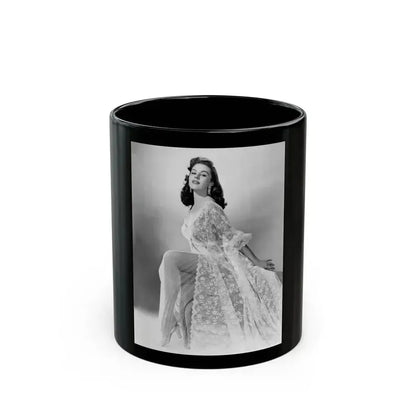 Elaine Stewart #101 (Vintage Female Icon) Black Coffee Mug 11oz - Go Mug Yourself