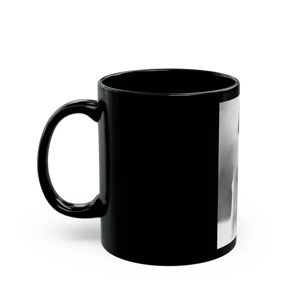 Elaine Stewart #101 (Vintage Female Icon) Black Coffee Mug - Go Mug Yourself