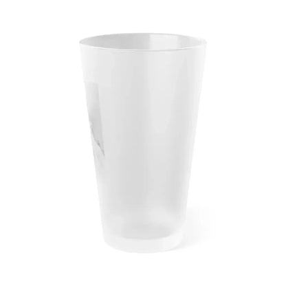 Elaine Stewart #101 (Vintage Female Icon) Frosted Pint Glass 16oz - Go Mug Yourself