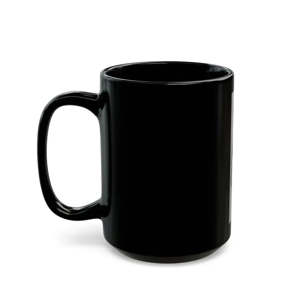 Elaine Stewart #110 (Vintage Female Icon) Black Coffee Mug - Go Mug Yourself