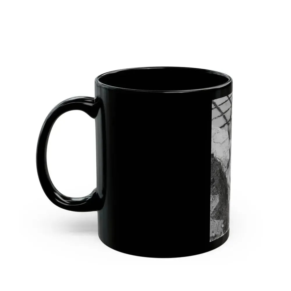 Elaine Stewart #112 (Vintage Female Icon) Black Coffee Mug - Go Mug Yourself