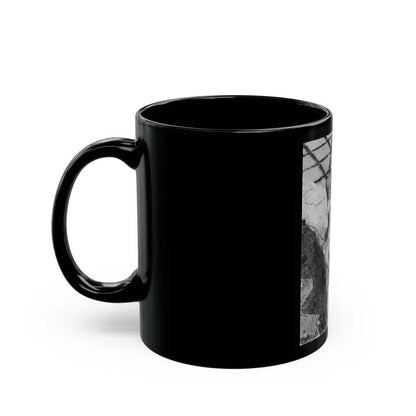 Elaine Stewart #112 (Vintage Female Icon) Black Coffee Mug - Go Mug Yourself
