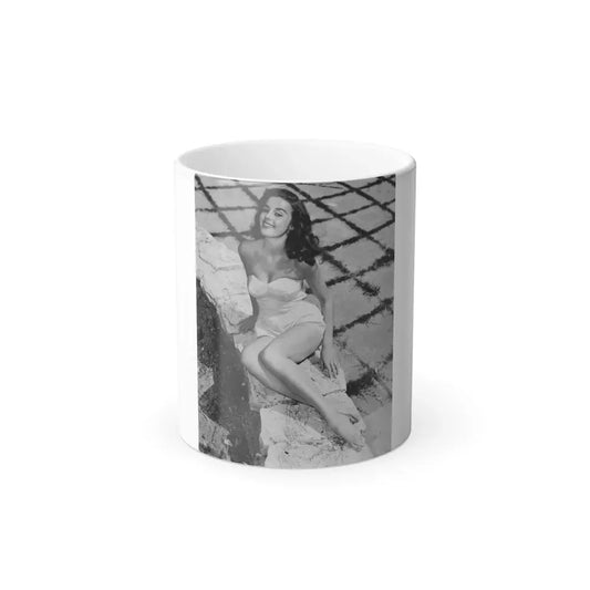 Elaine Stewart #112 (Vintage Female Icon) Color Changing Coffee Mug 11oz - Go Mug Yourself