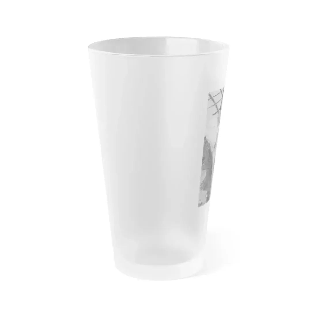 Elaine Stewart #112 (Vintage Female Icon) Frosted Pint Glass 16oz - Go Mug Yourself