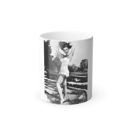 Elaine Stewart #113 (Vintage Female Icon) Color Changing Coffee Mug 11oz - Go Mug Yourself