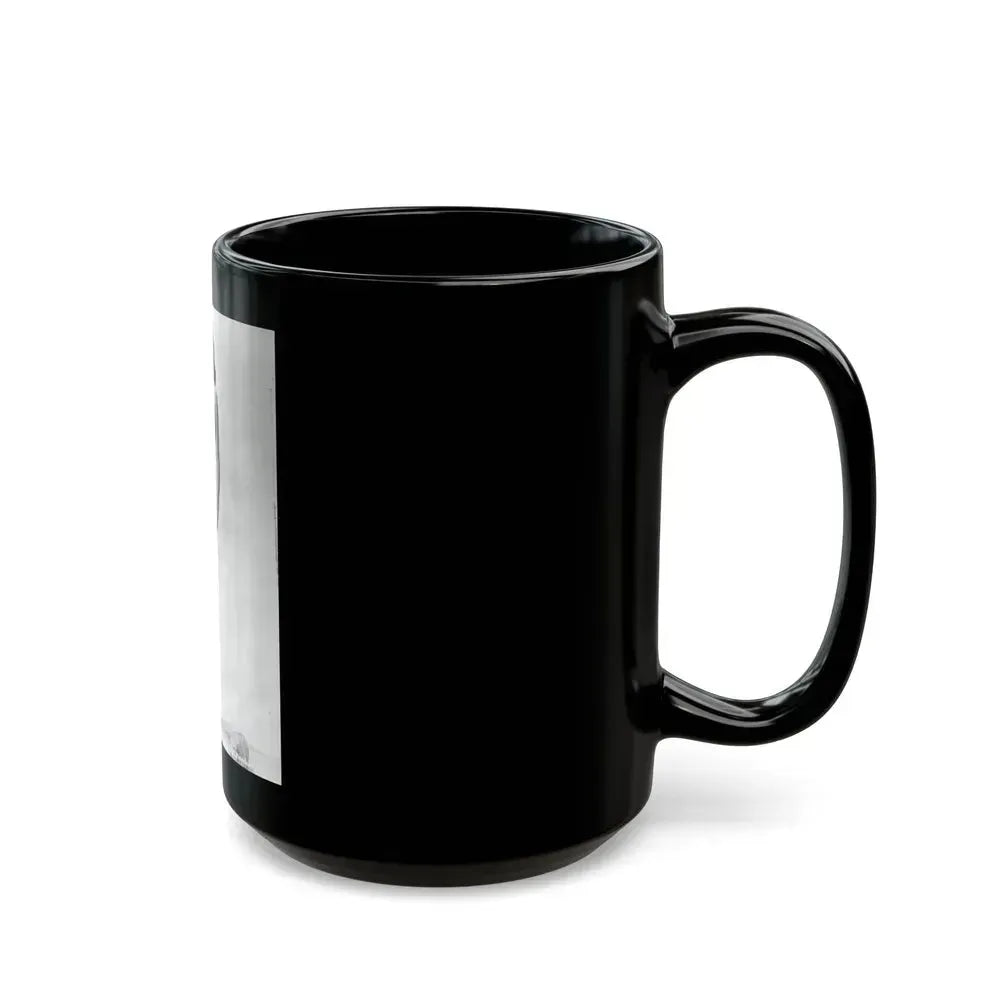 Elaine Stewart #115 (Vintage Female Icon) Black Coffee Mug - Go Mug Yourself