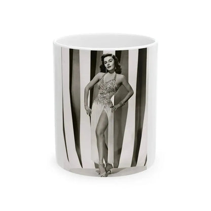 Elaine Stewart #117 1 (Vintage Female Icon) White Coffee Mug 11oz - Go Mug Yourself