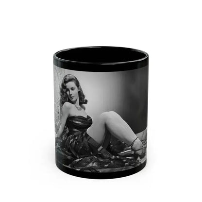 Elaine Stewart #118 (Vintage Female Icon) Black Coffee Mug 11oz - Go Mug Yourself