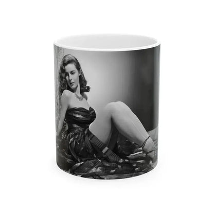 Elaine Stewart #118 (Vintage Female Icon) White Coffee Mug 11oz - Go Mug Yourself