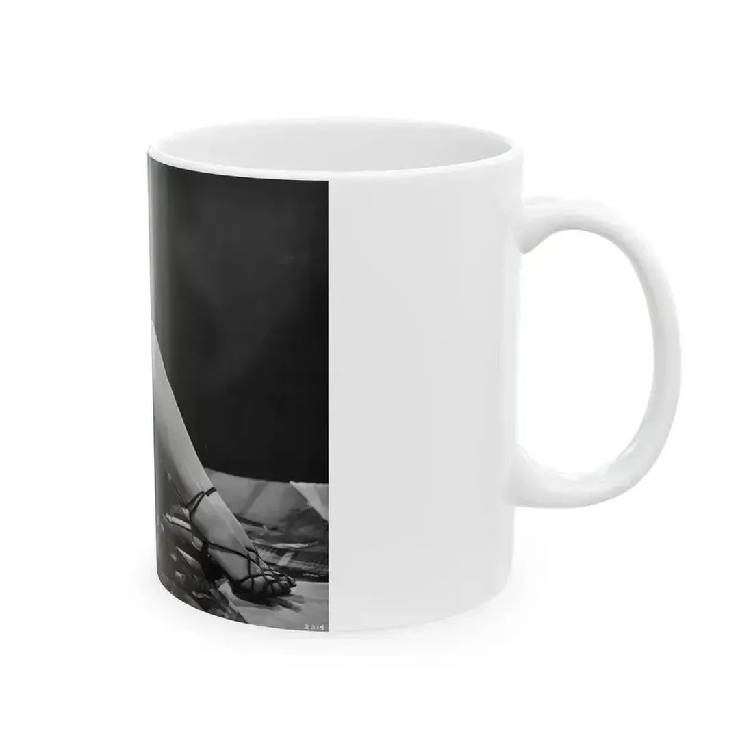 Elaine Stewart #118 (Vintage Female Icon) White Coffee Mug - Go Mug Yourself