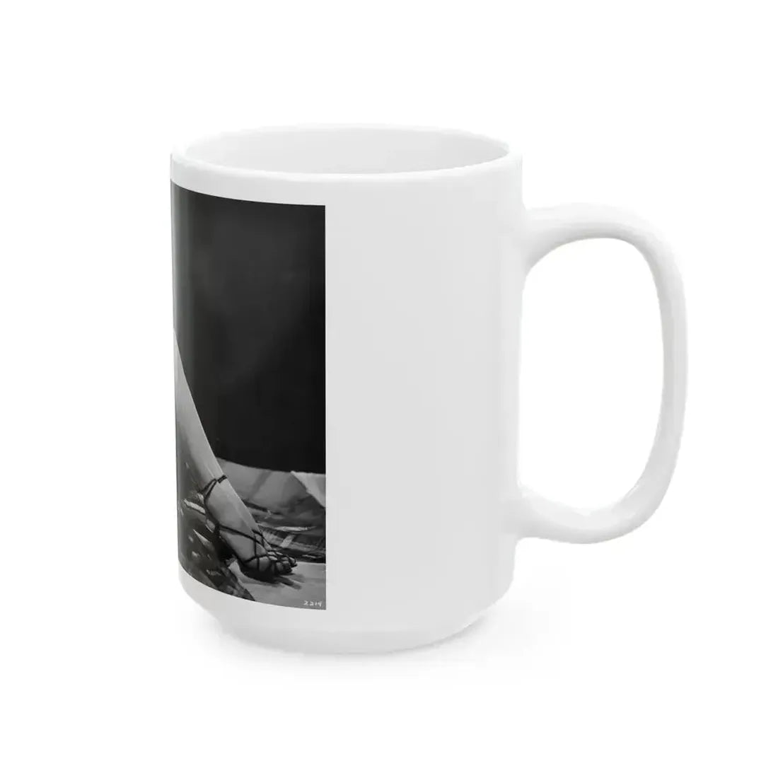 Elaine Stewart #118 (Vintage Female Icon) White Coffee Mug - Go Mug Yourself