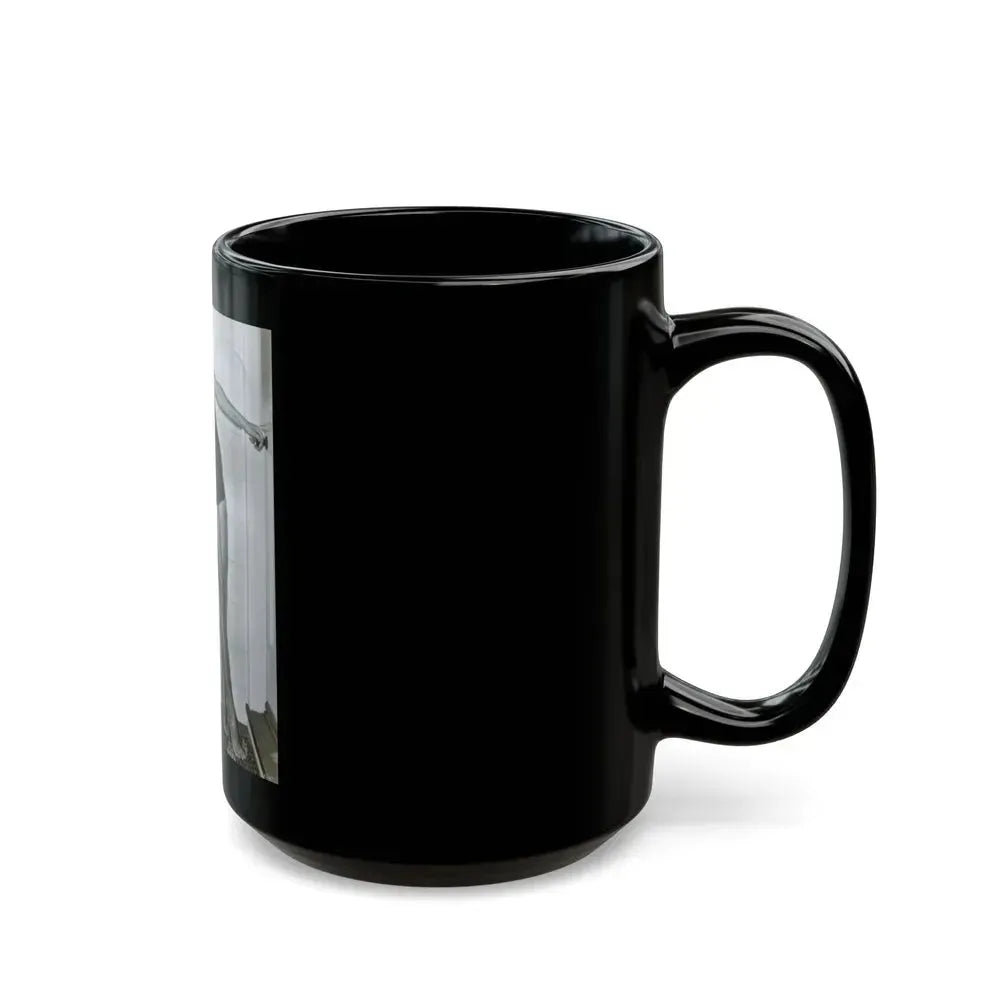 Elaine Stewart #120 (Vintage Female Icon) Black Coffee Mug - Go Mug Yourself