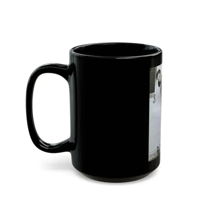 Elaine Stewart #120 (Vintage Female Icon) Black Coffee Mug - Go Mug Yourself