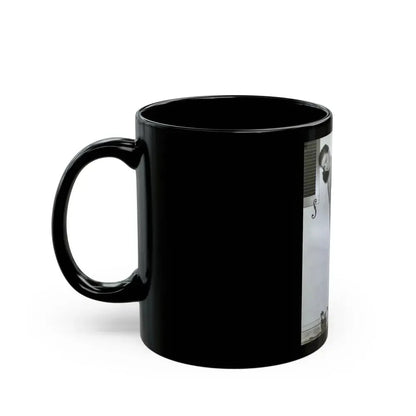 Elaine Stewart #120 (Vintage Female Icon) Black Coffee Mug - Go Mug Yourself