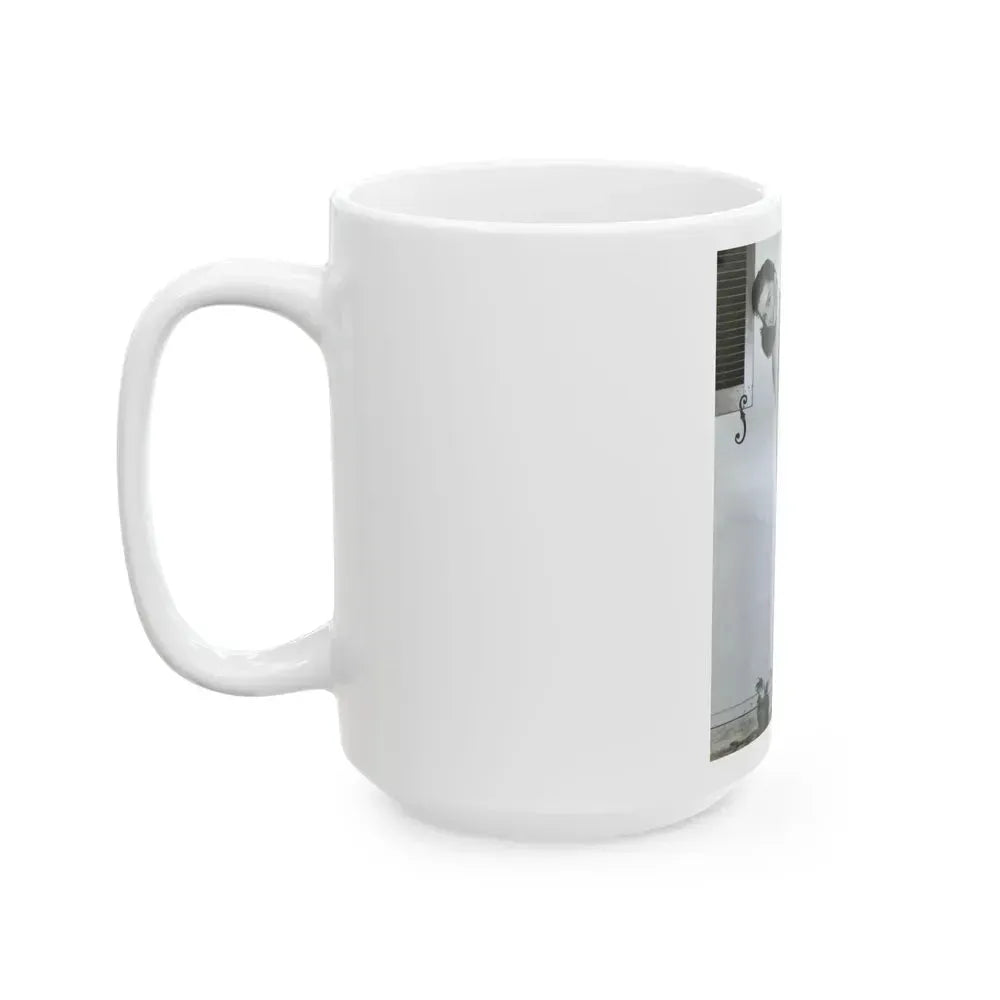 Elaine Stewart #120 (Vintage Female Icon) White Coffee Mug - Go Mug Yourself