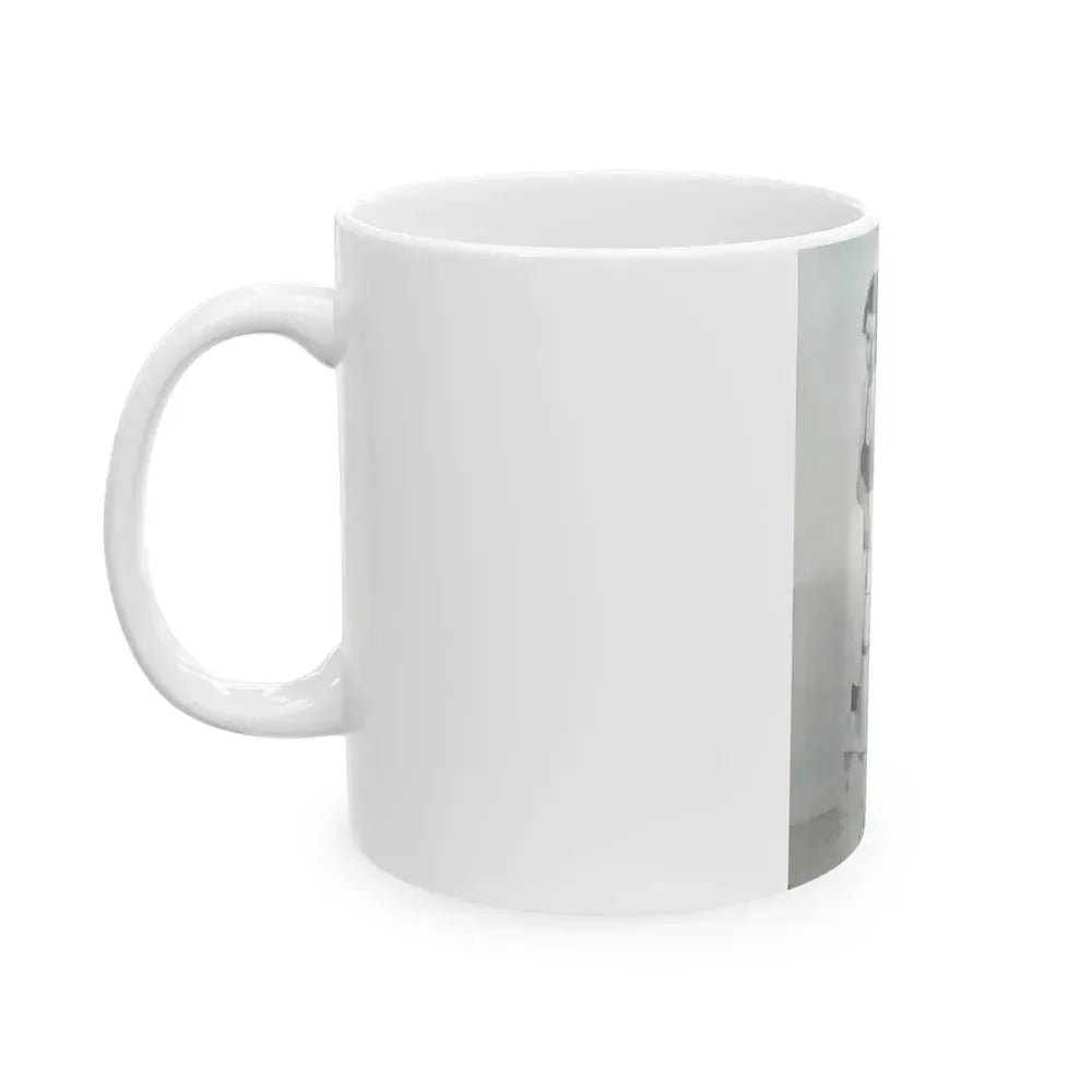 Elaine Stewart #121 (Vintage Female Icon) White Coffee Mug - Go Mug Yourself