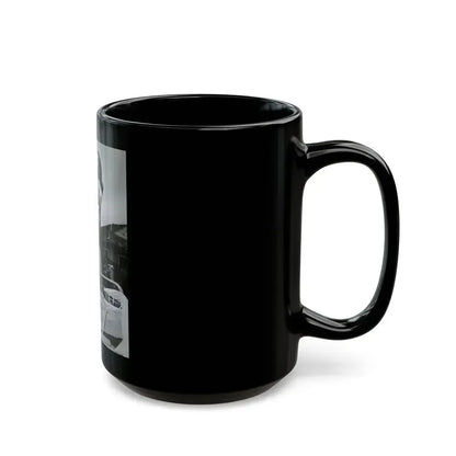 Elaine Stewart #122 (Vintage Female Icon) Black Coffee Mug - Go Mug Yourself